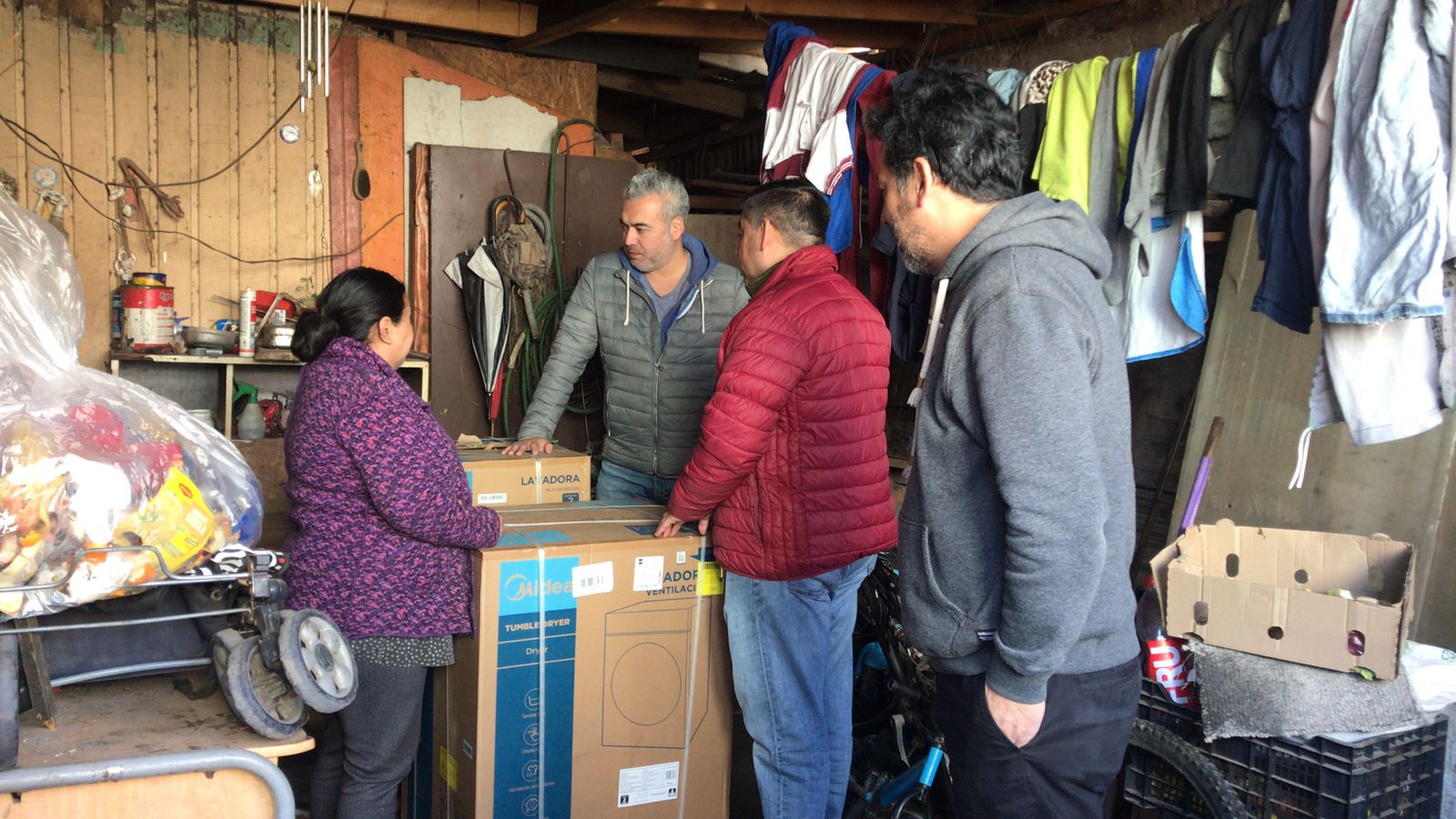 Solidaria Acción de la Logia "Juan Antonio Ríos" N° 178 en San Pedro de La Paz